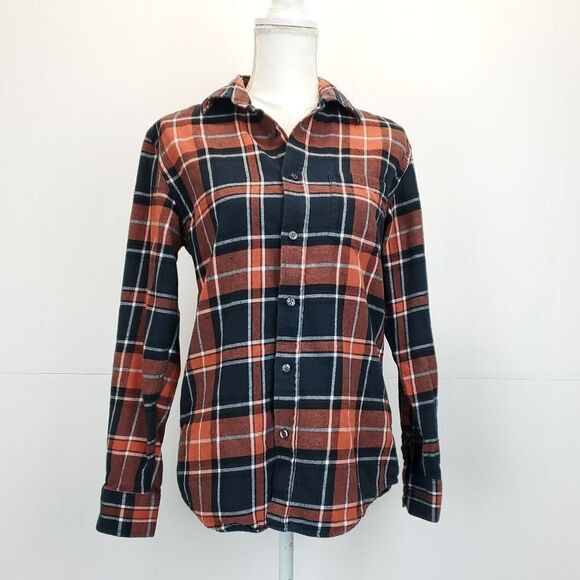 Banana Republic Plaid  Flannel Button Down Shirt - Picture 1 of 8